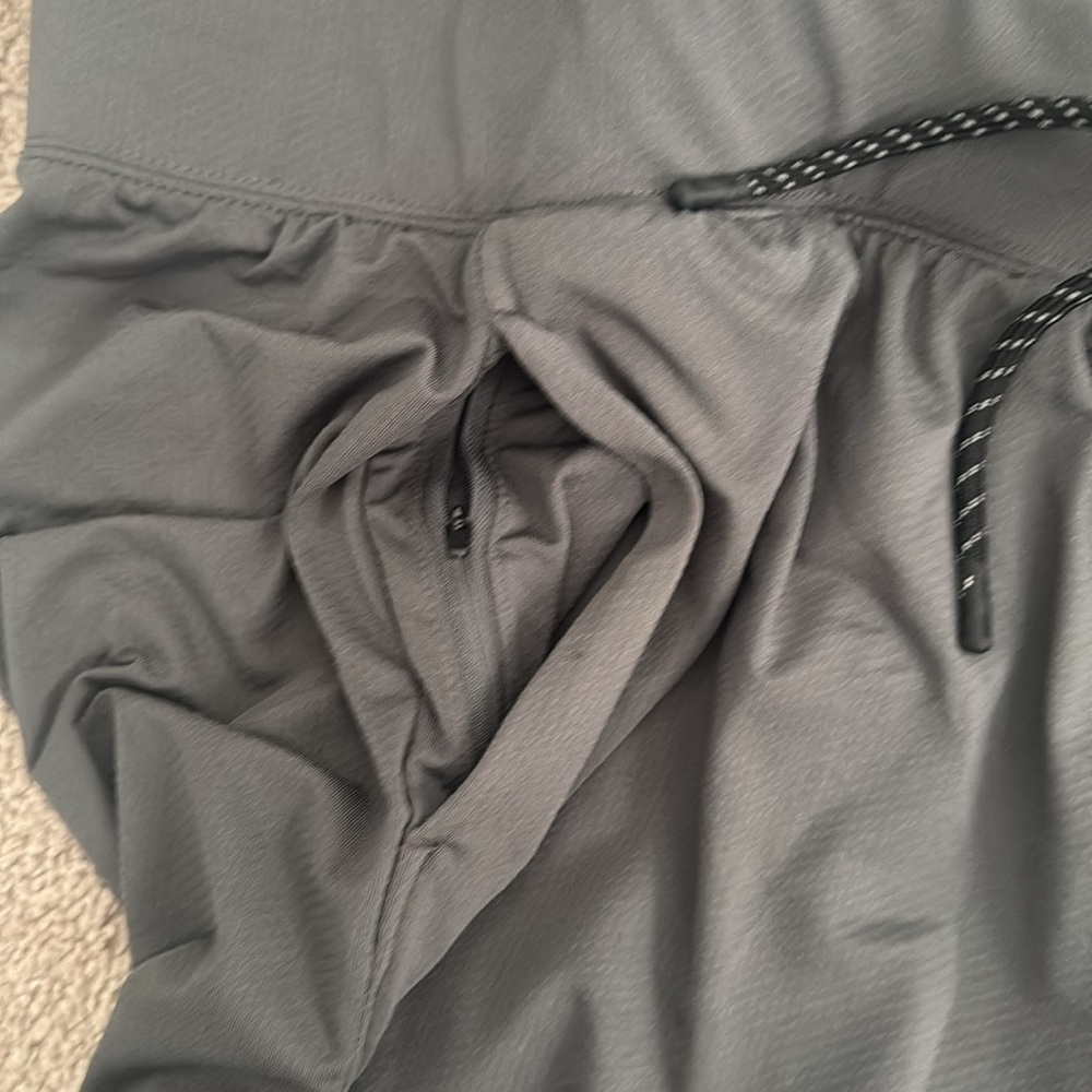 Gray Athletic Shorts - Picture 2 of 3